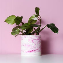 Load image into Gallery viewer, Pink Marble Pot (size L)
