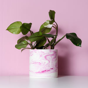Pink Marble Pot (size L)