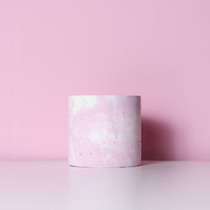 Pink Concrete Pot (size M) 🇱🇻