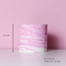 Load image into Gallery viewer, Pink Marble Pot (size S)
